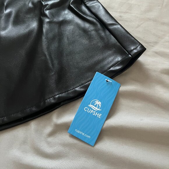 NWT Cupshe Leather Skirt - Picture 4 of 5